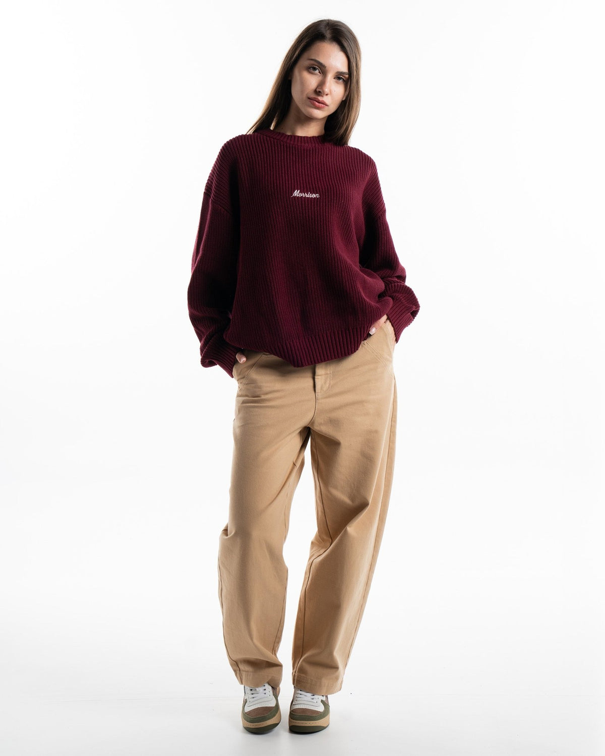 WORLD BURGUNDY KNIT - JERSÉIS - Morrison Shoes [woman]