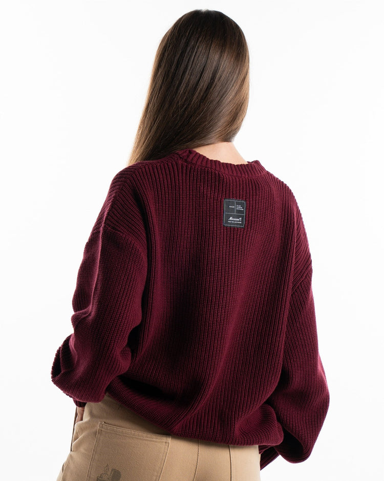 WORLD BURGUNDY KNIT - JERSÉIS - Morrison Shoes [woman]
