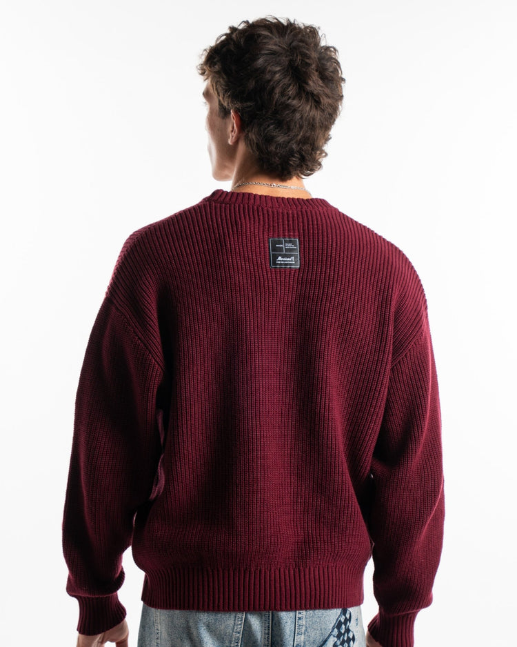 WORLD BURGUNDY KNIT - JERSÉIS - Morrison Shoes [men]