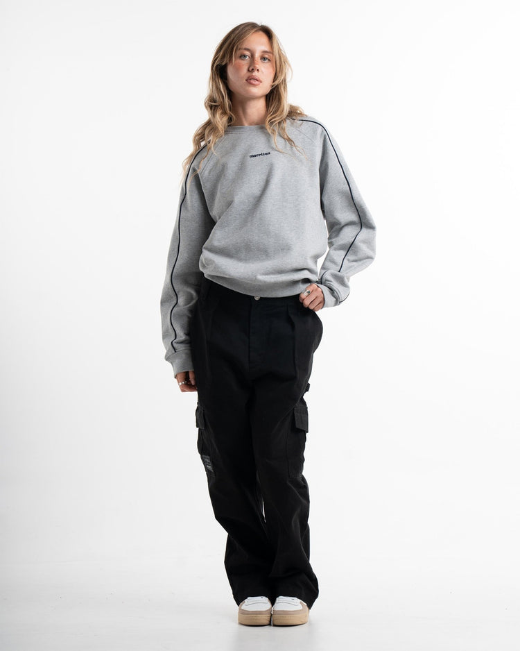 WORLD GREY LOOSE SWEAT - JERSÉIS - Morrison Shoes [woman]