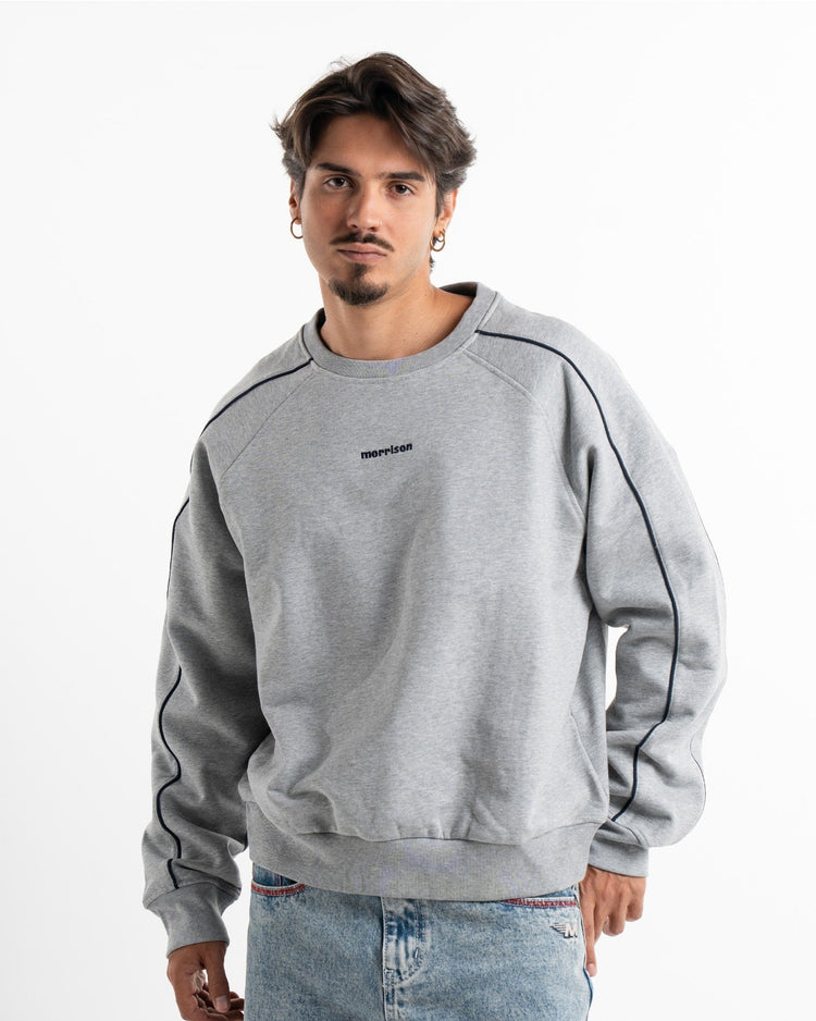 WORLD GREY LOOSE SWEAT - JERSÉIS - Morrison Shoes [men]