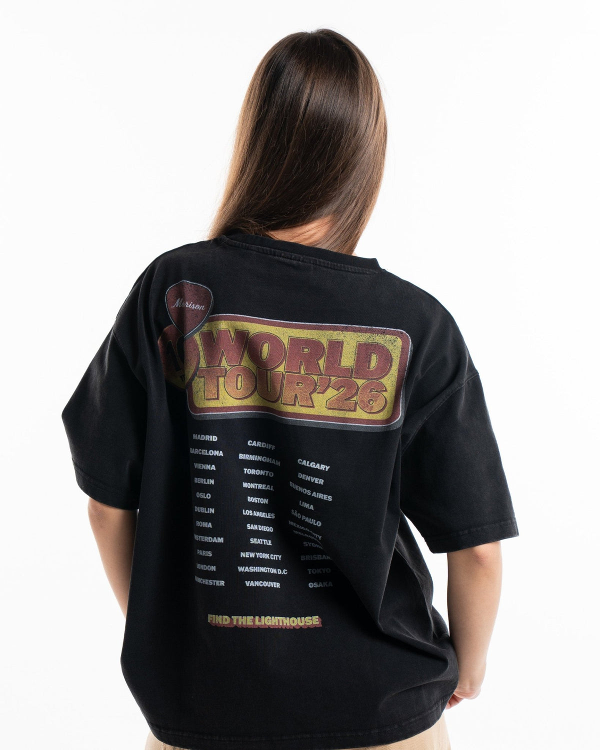 WORLD TOUR BOXY TEE - CAMISETAS - Morrison Shoes [woman]