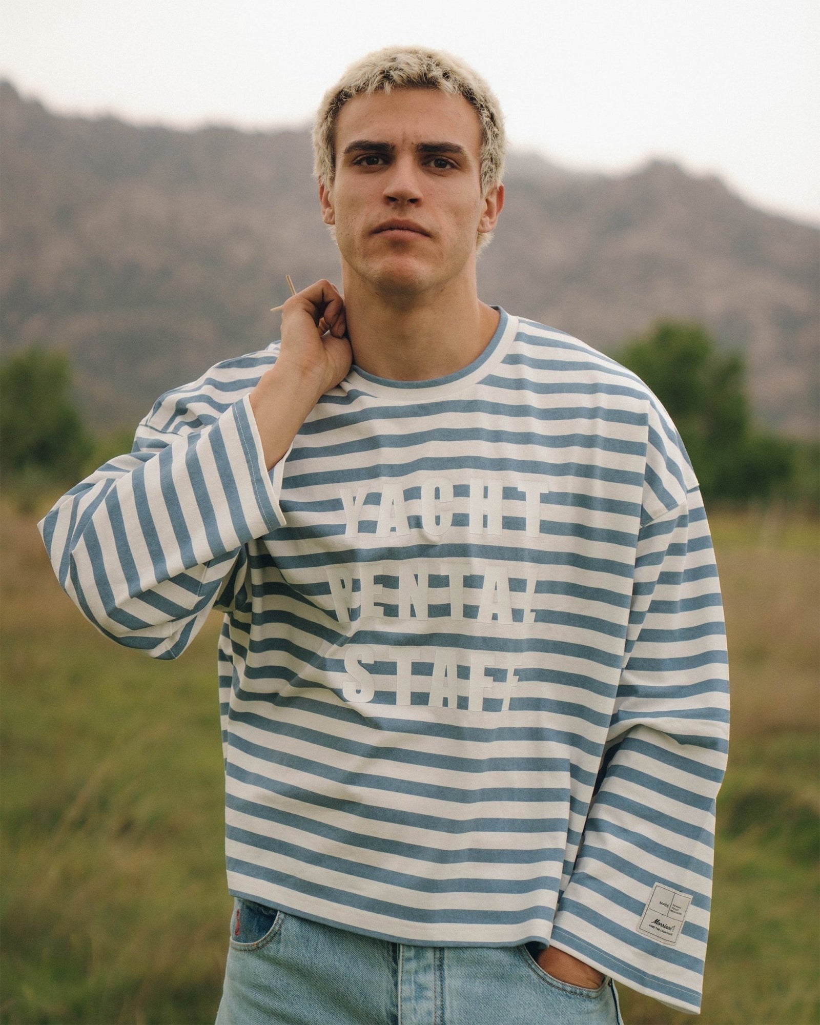 YACHT BLUE STRIPES LSTEE - CAMISETAS - Morrison Shoes