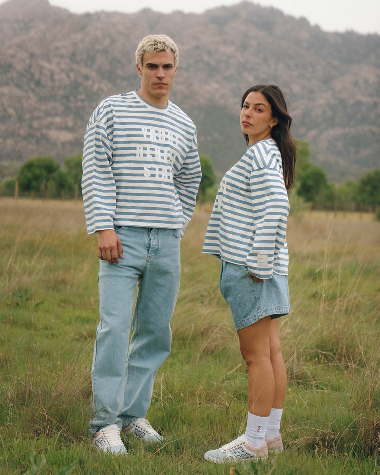 YACHT BLUE STRIPES LSTEE - CAMISETAS - Morrison Shoes