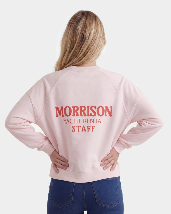 YACHT PINK LOOSE SWEAT - SUDADERAS - Morrison Shoes [woman]