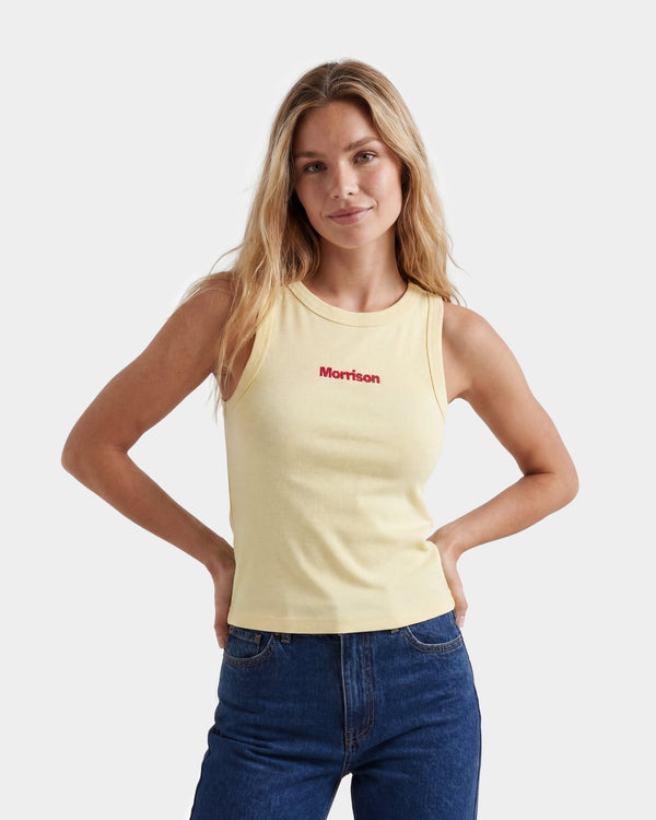 YELLOW SLIM TANK TOP - CAMISETAS - Morrison Shoes [woman]